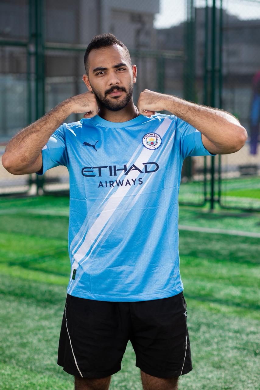 Man City  Players' Edition Jersey Home