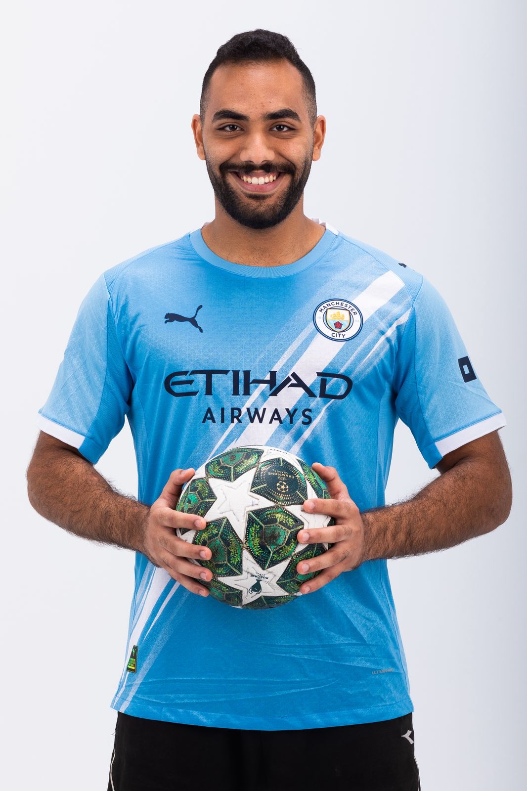 Man City  Players' Edition Shirt featuring Marmoush