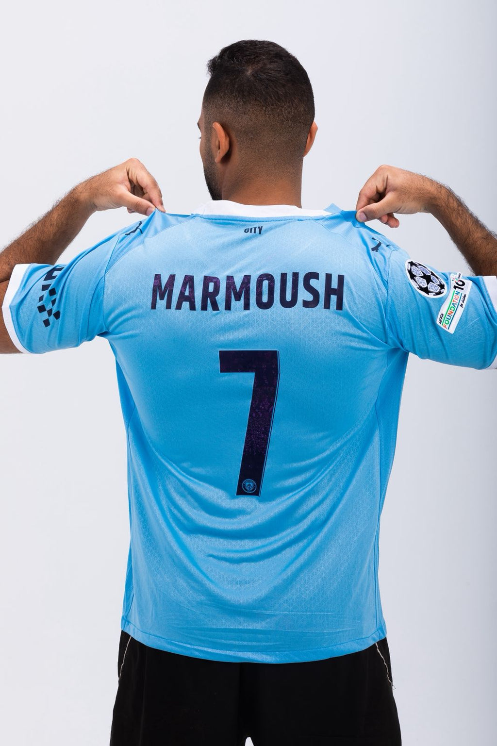 Man City  Players' Edition Shirt featuring Marmoush