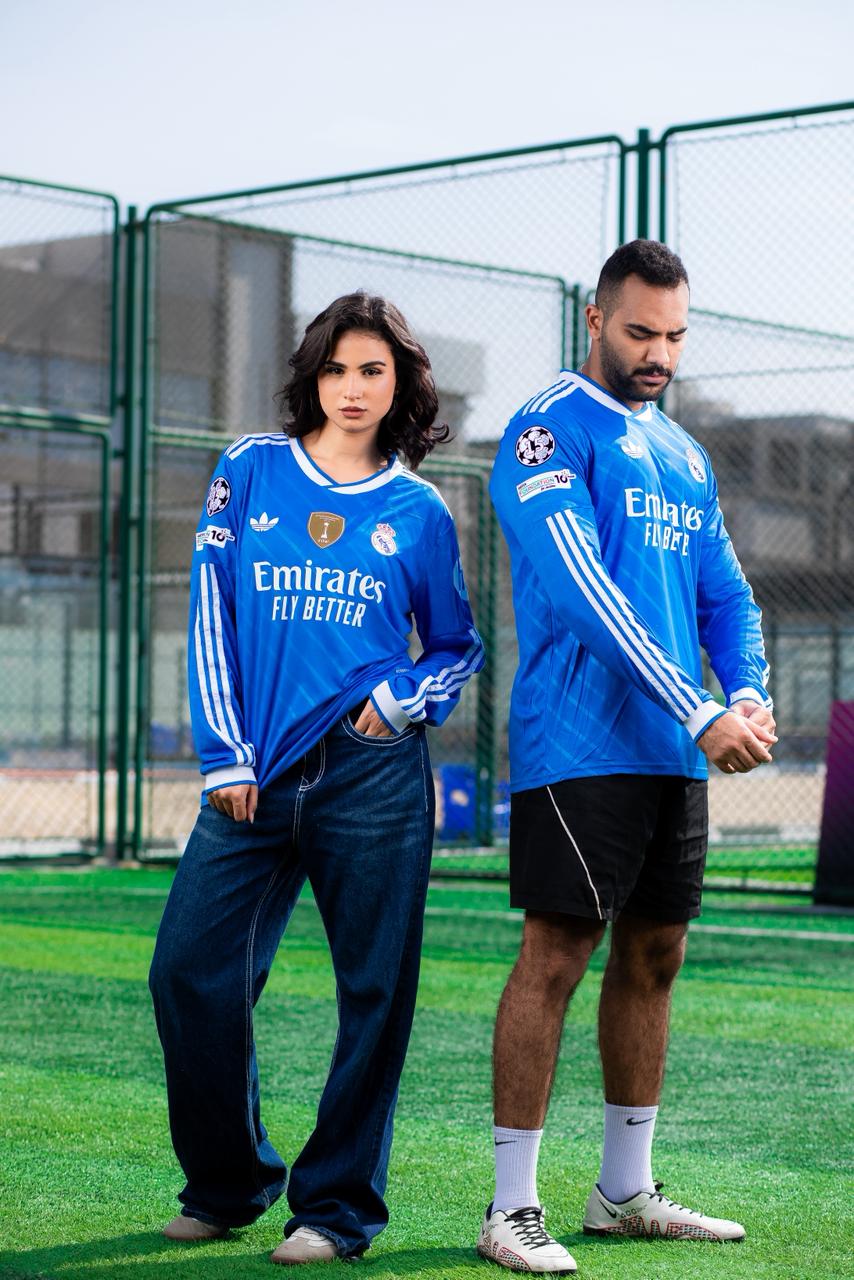 Real Madrid Third Shirt, Long Sleeve, Players' Edition, UEFA Champions League