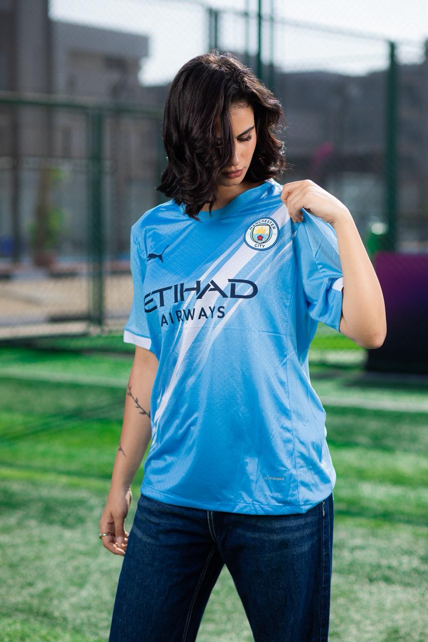 Man City  Players' Edition Jersey Home