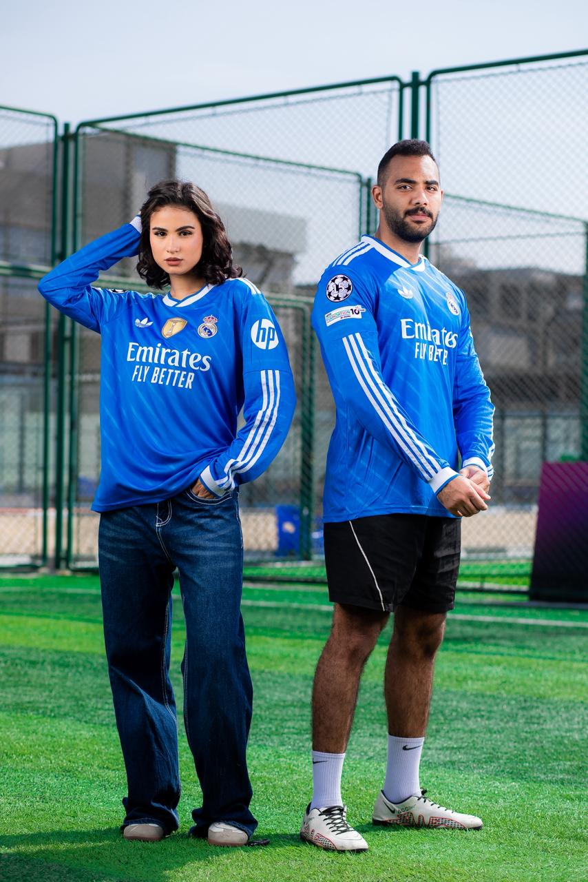 Real Madrid Third Jersey, Long Sleeve, Kylian Mbappé Player Edition