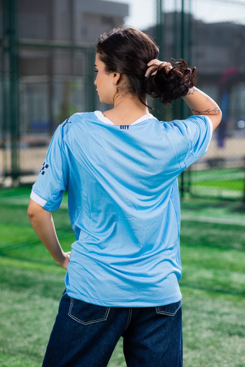 Man City  Players' Edition Jersey Home